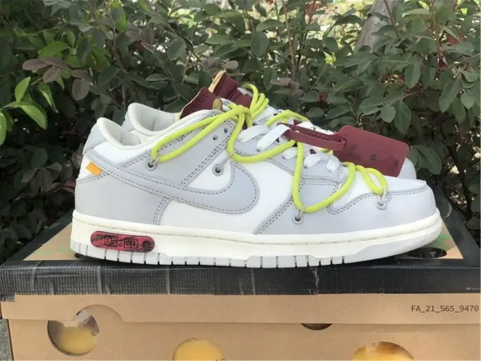 Authentic OFF-WHITE x Nike Dunk Low “The 50” DM1602 AEEDB941