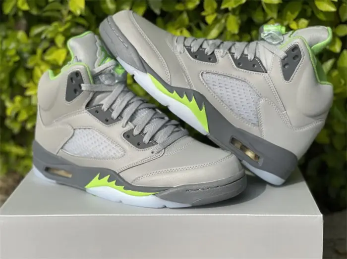 Authentic Air Jordan 5 “Green Bean” BEDB406