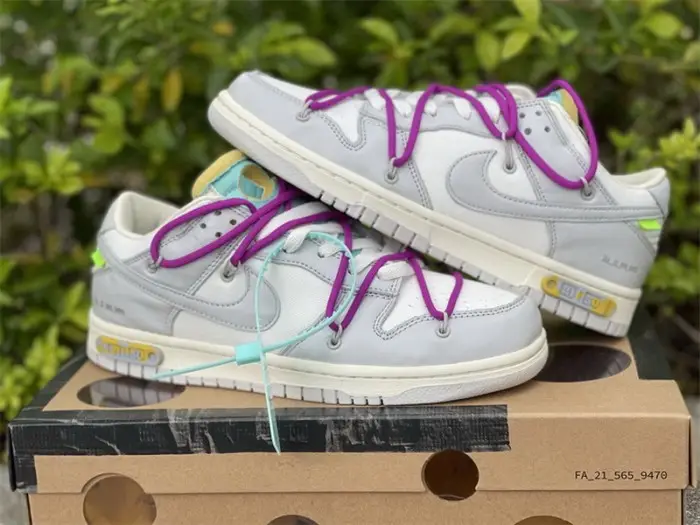 Authentic OFF-WHITE x Nike Dunk Low “The 50” DM1602 100 ECCEF649