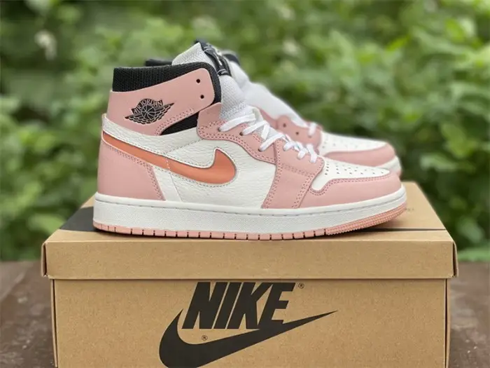 Authentic Air Jordan 1 High Zoom CMFT Pink Women shoes EFB2618