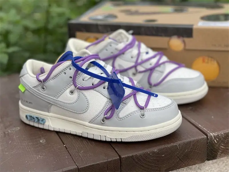 Authentic OFF-WHITE x Nike Dunk Low “The 50” DM1602 107 