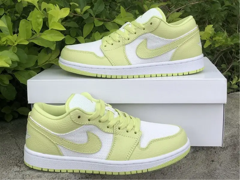 Authentic Air Jordan 1 Low “Limelight” 