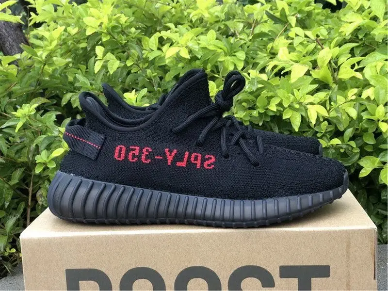 Authentic Yeezy 350 Boost V2 Bred 2020 version 
