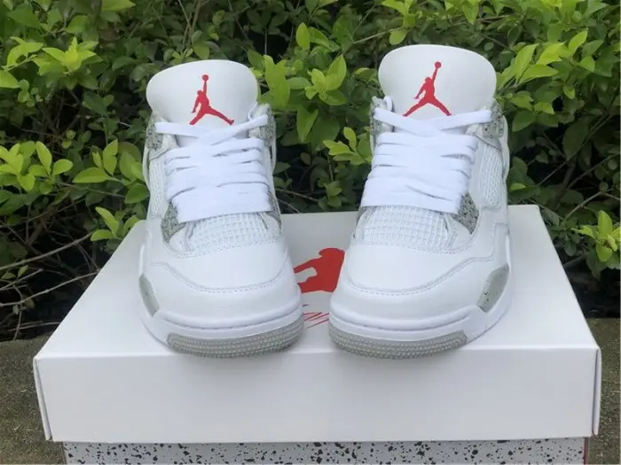 Authentic Air Jordan 4 “White Oreo” 