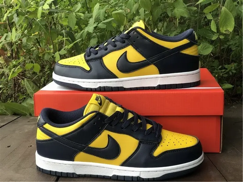 Authentic Nike Dunk Low Michigan 