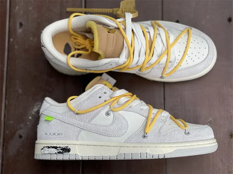 Authentic OFF-WHITE x Nike Dunk Low “The 50” DJ0950-109 