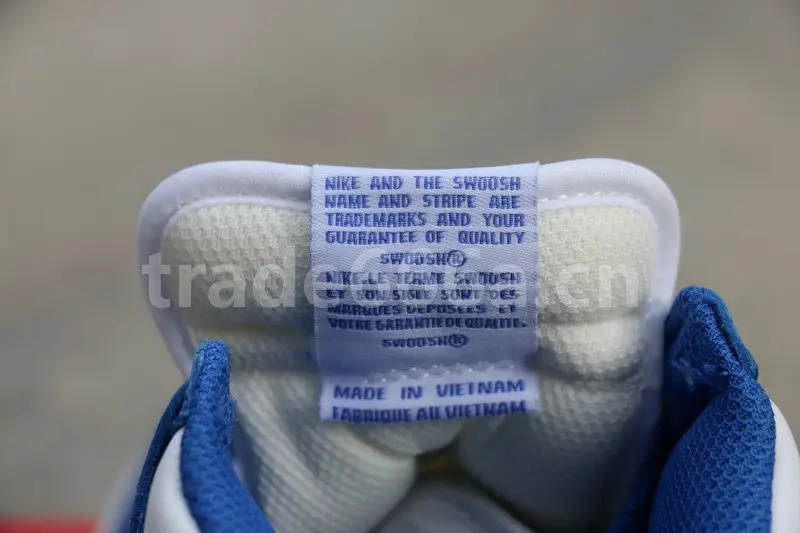 Authentic Nike Dunk Hi Blue White 