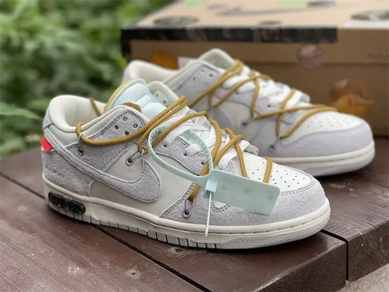 Authentic OFF-WHITE x Nike Dunk Low “The 50” DJ0950-105 