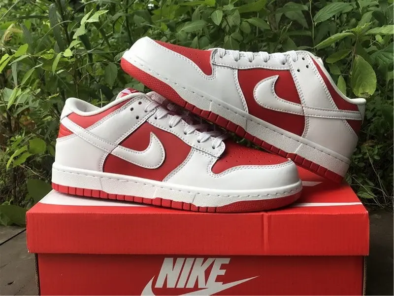 Authentic Nike Dunk Low University Red 