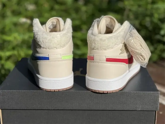 AuthenticAir Jordan 1 Mid Pearl White 