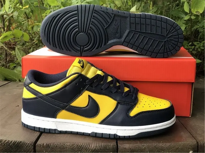 Authentic Nike Dunk Low Michigan 