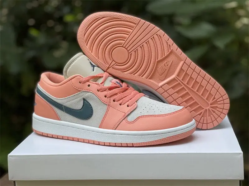 Authentic Air Jordan 1 Low “Light Madder Root” GS 
