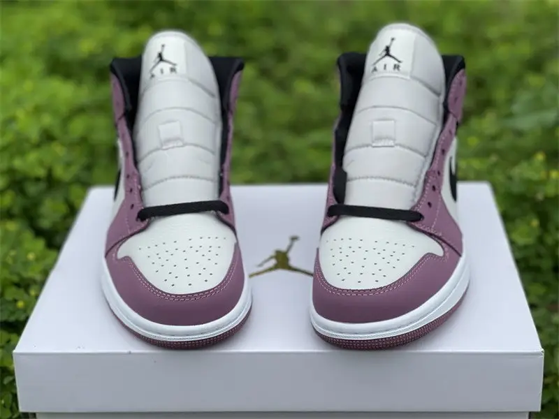 Authentic Air Jordan 1 Mid “Berry” Women 