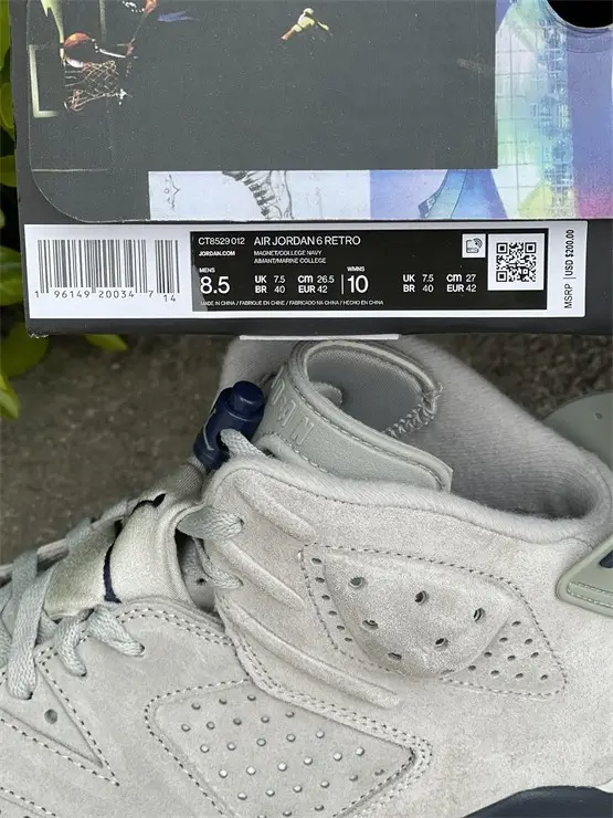 Authentic Air Jordan 6 “Georgetown” 