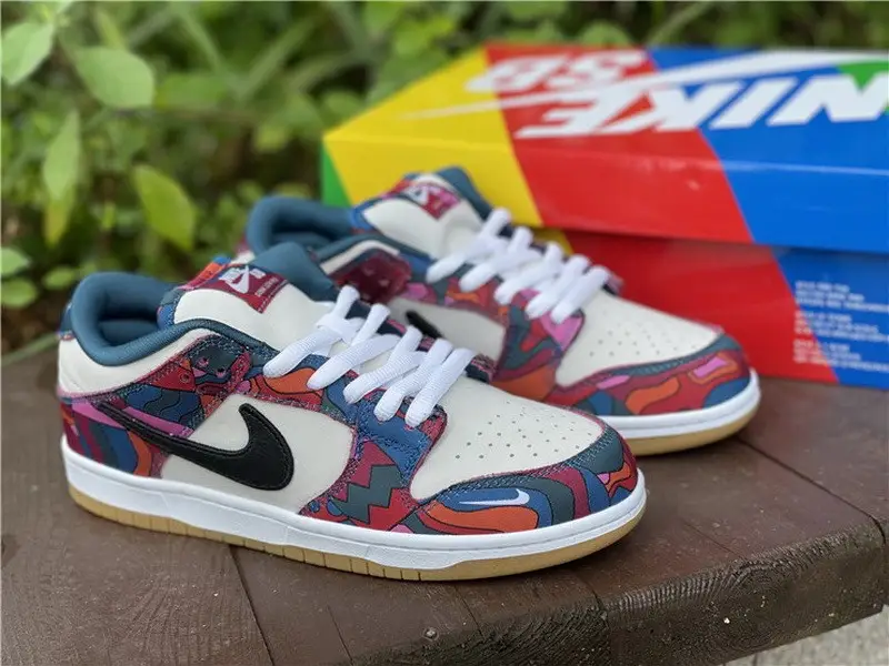 Authentic Parra X Nike SB Dunk Low Royal Blue 