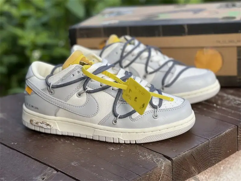 Authentic OFF-WHITE x Nike Dunk Low “The 50” DM1602 105 