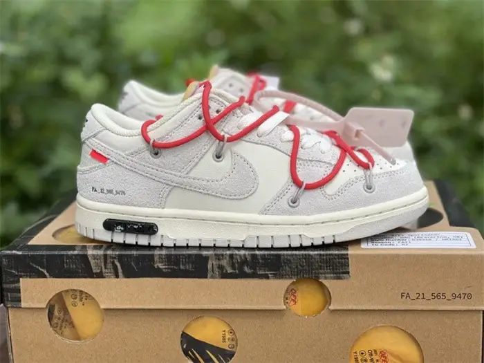 Authentic OFF-WHITE x Nike Dunk Low “The 50”DJ0950 118-001 CCFC2115