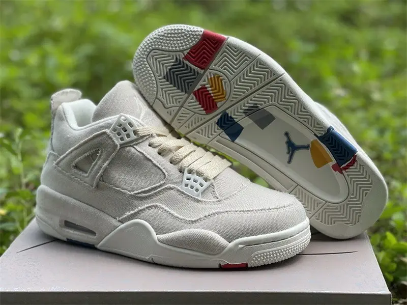 Authentic Air Jordan 4 “Canvas” 