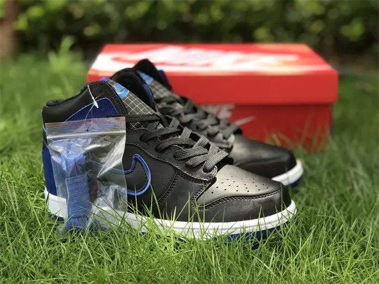 Authentic Nike Dunk High “Blue Camo” 