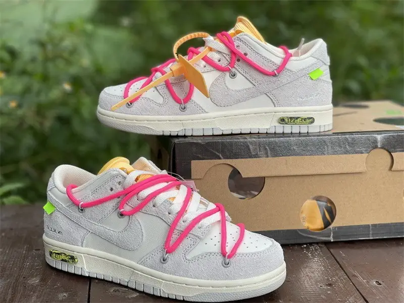 Authentic OFF-WHITE x Nike Dunk Low “The 50”DJ0950 117 