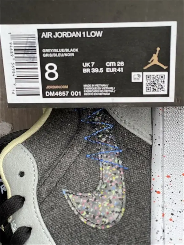 Authentic Air Jordan 1 Low SE “Crater” 