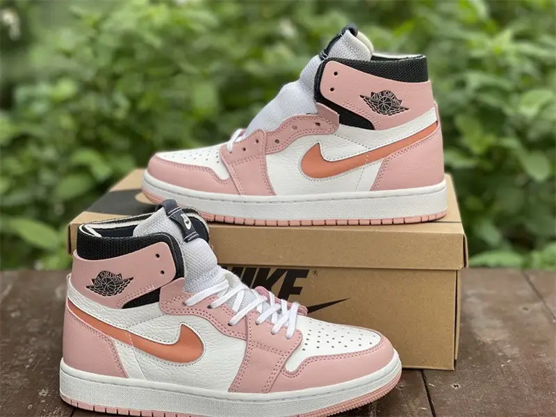Authentic Air Jordan 1 High Zoom CMFT Pink Women shoes 