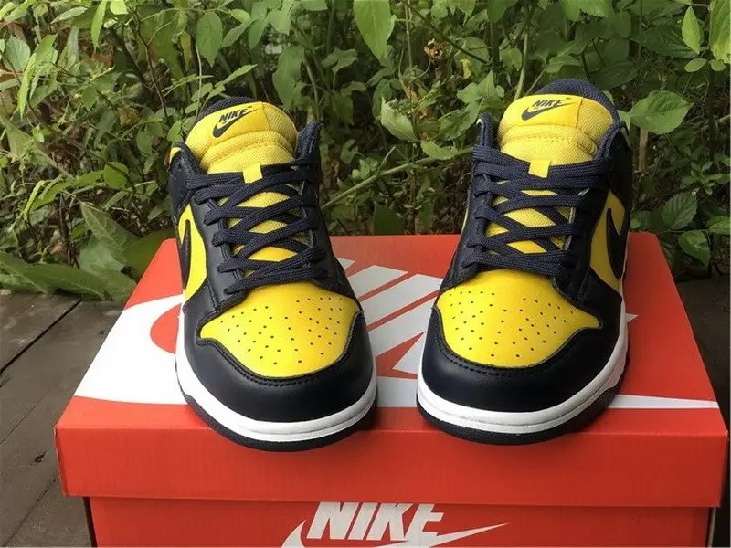 Authentic Nike Dunk Low Michigan 