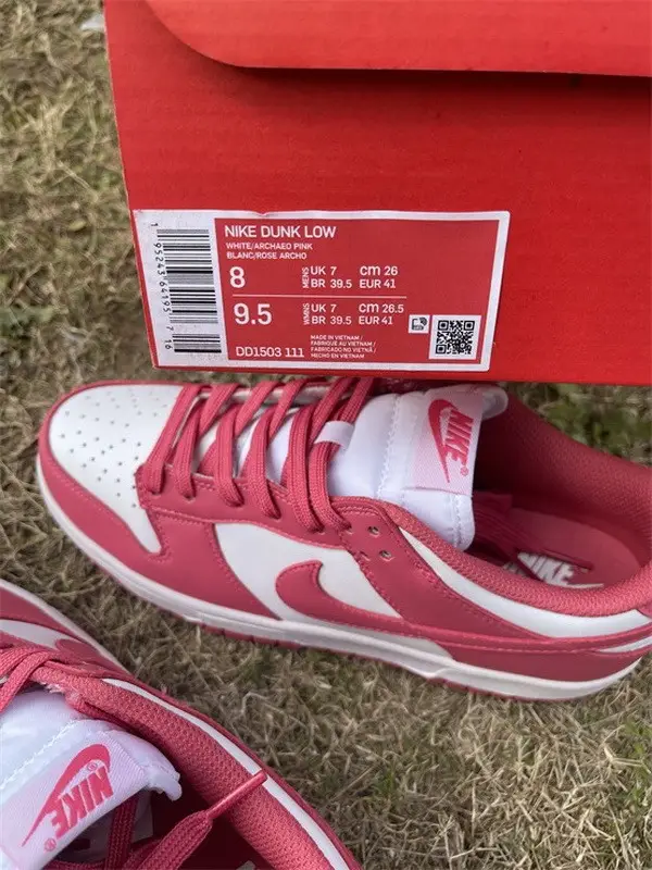Authentic Nike Dunk Low “Archeo Pink” 