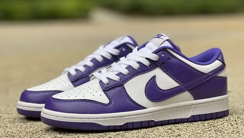 Authentic Nike Dunk Low Court Purple 