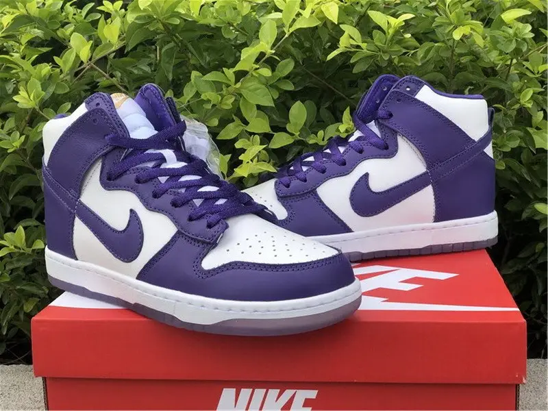 Authentic Nike Dunk High WMNS “Varsity Purple” 