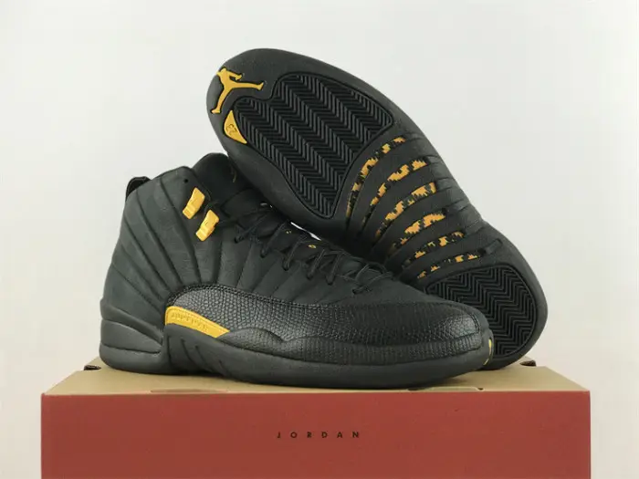 Authentic Air Jordan 12 “Black Taxi” 