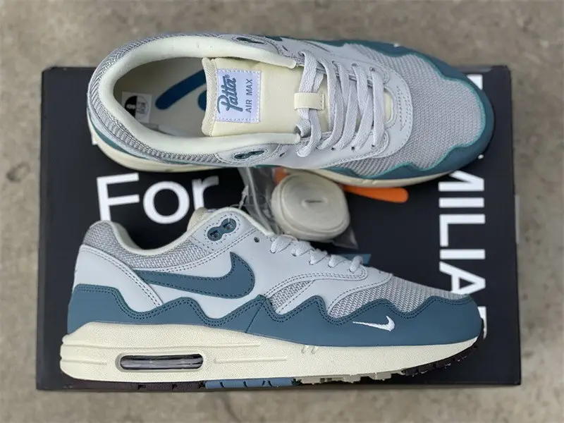 Authentic Patta x Nike Air Max 1 “Aqua Noise” 