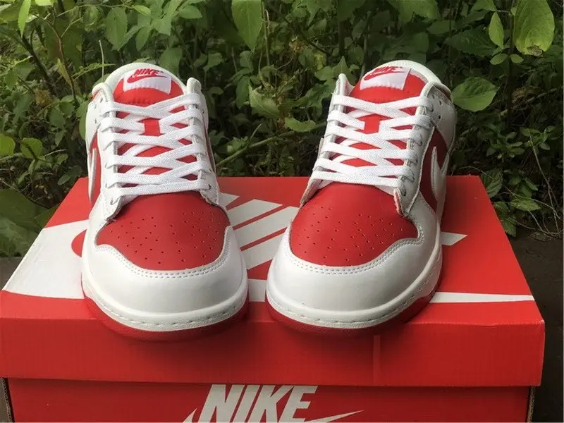 Authentic Nike Dunk Low University Red 