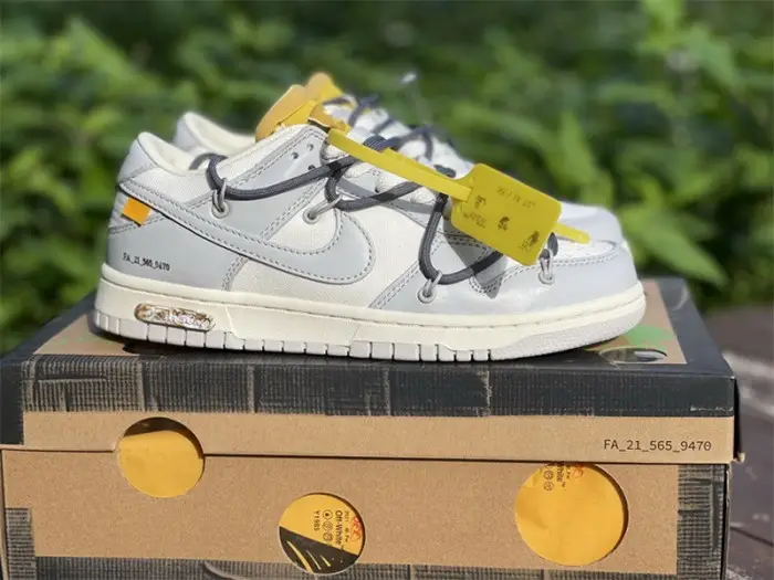Authentic OFF-WHITE x Nike Dunk Low “The 50” DM1602 105 DAA1733