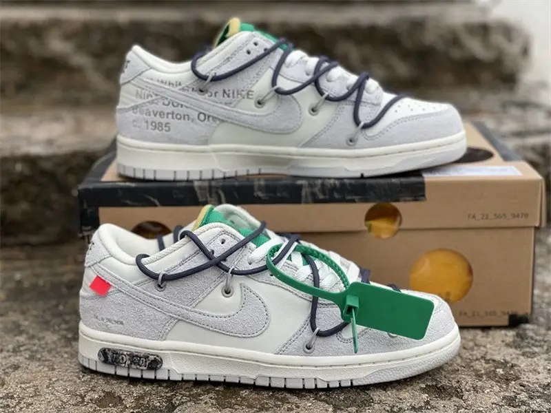 Authentic OFF-WHITE x Nike Dunk Low “The 50” DJ0950 115 