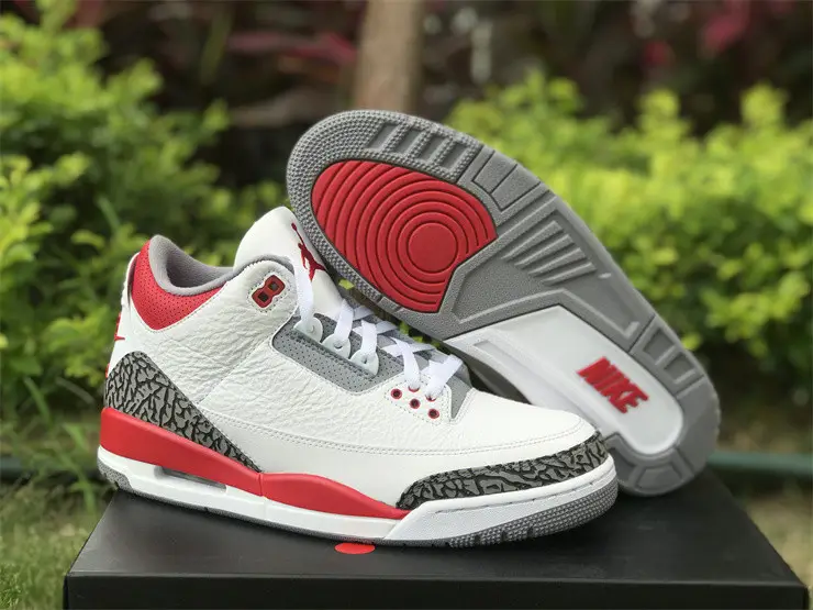 Authentic Air Jordan 3 OG “Fire Red” 