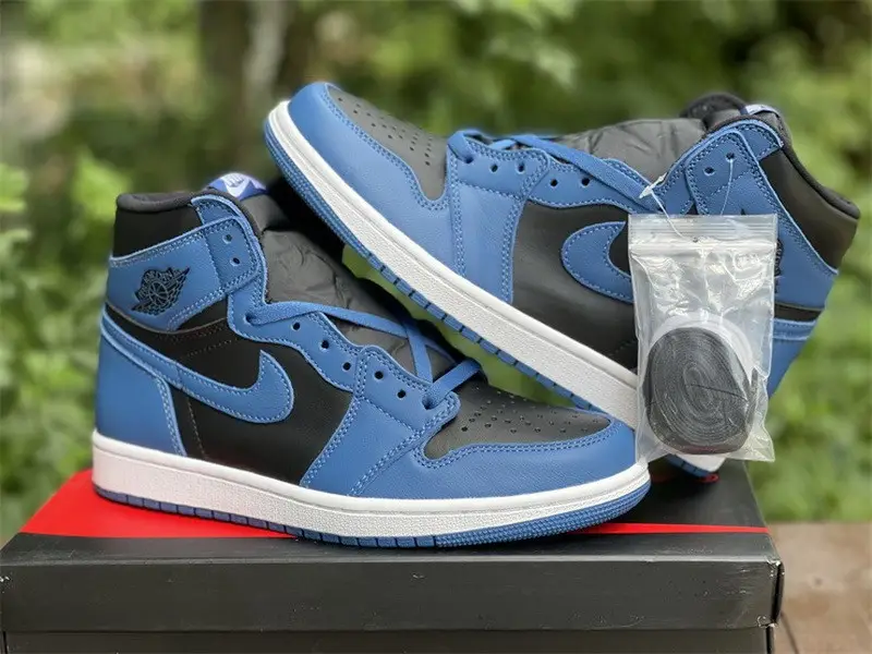 Authentic Air Jordan 1 High OG “Dark Marina Blue” 