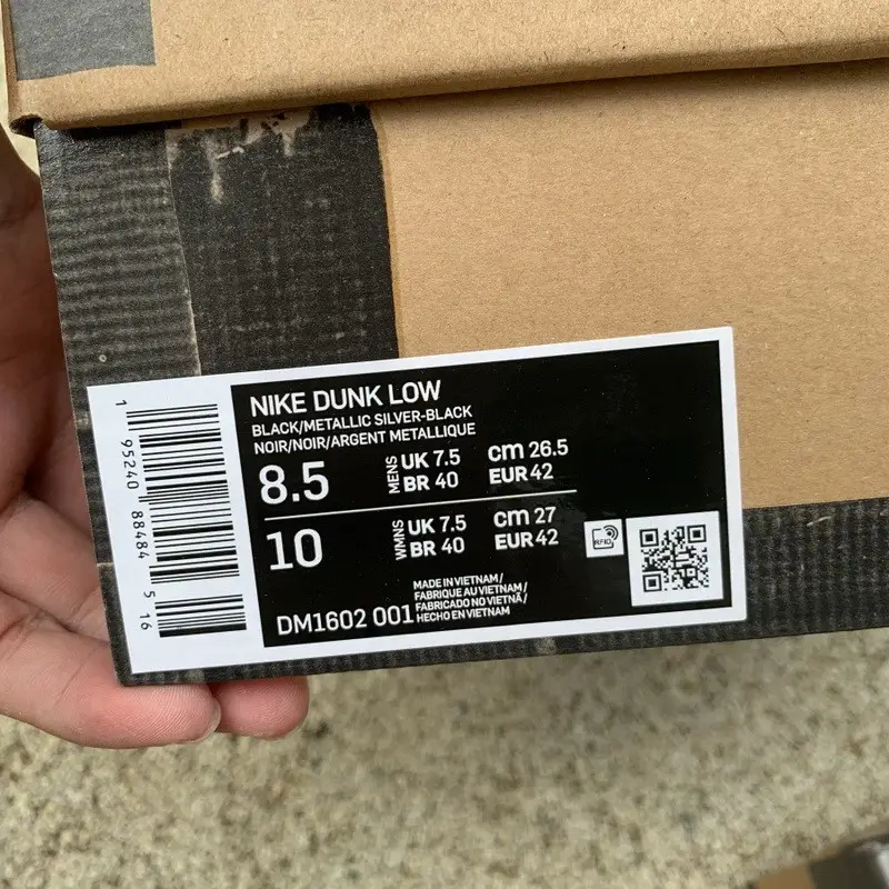 Authentic OFF-WHITE x Nike Dunk Low “The 50” DM1602 001 