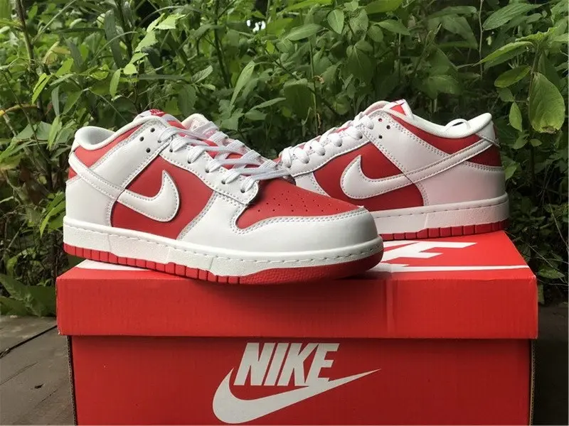 Authentic Nike Dunk Low University Red 