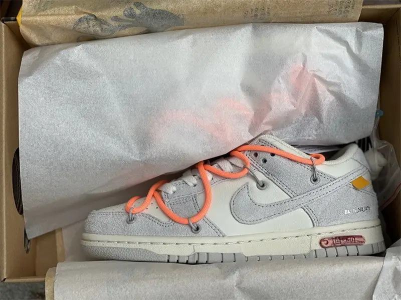 Authentic OFF-WHITE x Nike Dunk Low “The 50” DJ0950 119 
