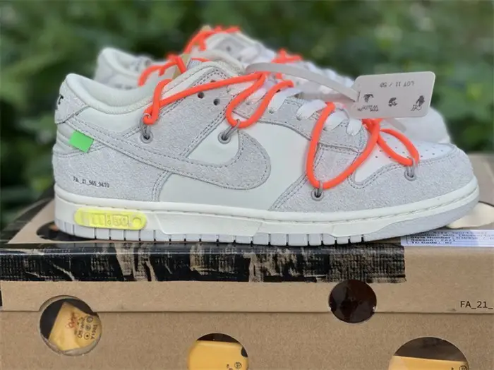 Authentic OFF-WHITE x Nike Dunk Low “The 50” DJ0950 108 EFE932