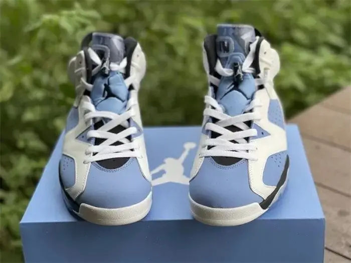 Authentic Air Jordan 6 UNC New 