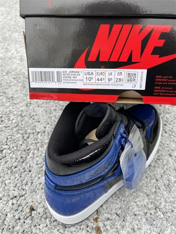 Authentic Air Jordan 1 Royal Patent 