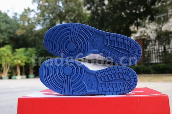 Authentic Nike Dunk Hi Blue White 