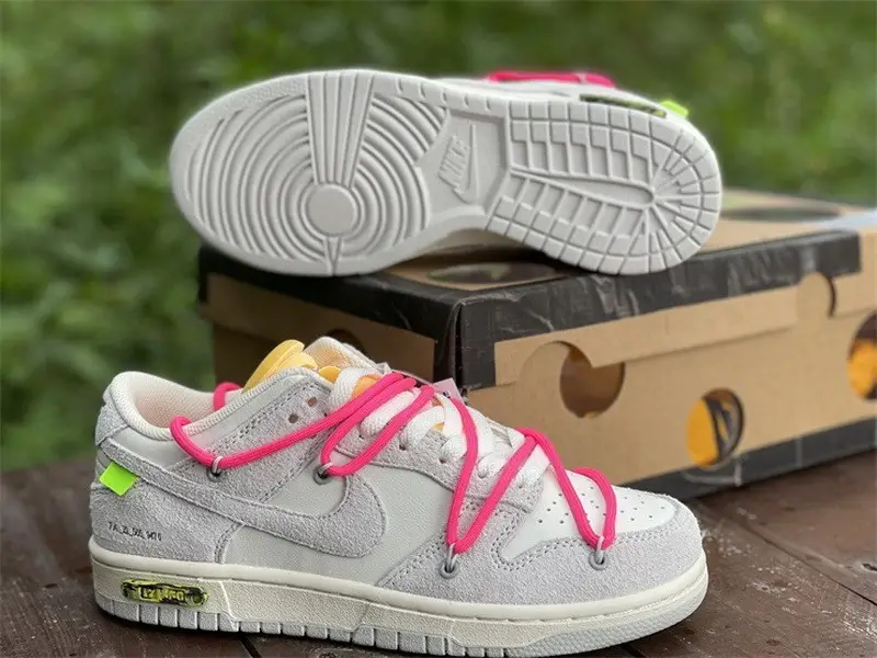 Authentic OFF-WHITE x Nike Dunk Low “The 50”DJ0950 117 