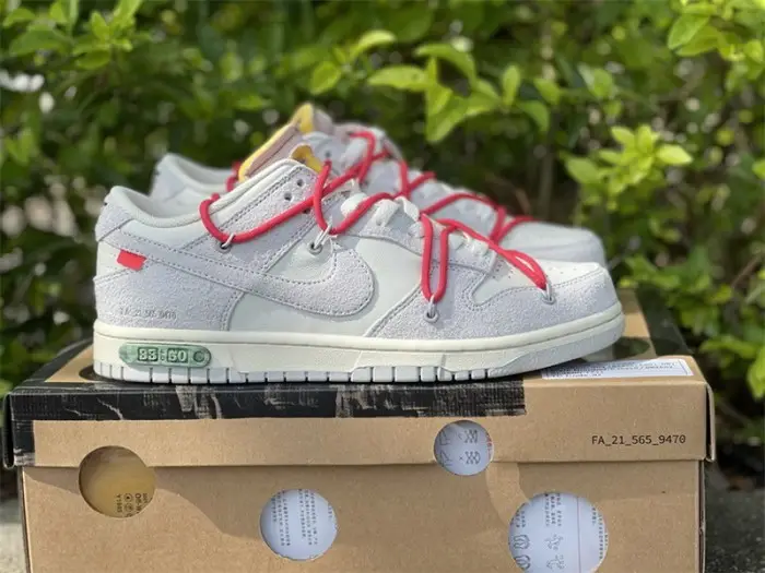 Authentic OFF-WHITE x Nike Dunk Low “The 50” DJ0950 118 DACA2605