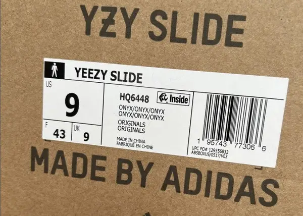 Authentic Yeezy Slide “Onyx” 
