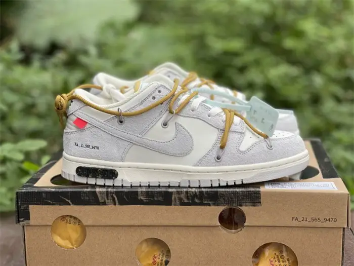Authentic OFF-WHITE x Nike Dunk Low “The 50” DJ0950-105 FFC2474