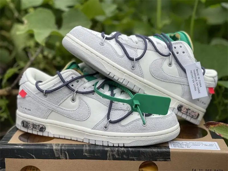 Authentic OFF-WHITE x Nike Dunk Low “The 50” DJ0950 115 