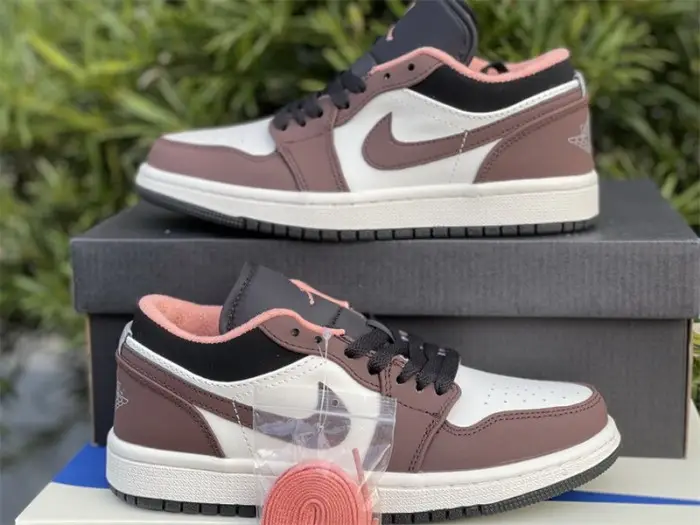 Authentic Air Jordan 1 Low “Mocha Brown” 